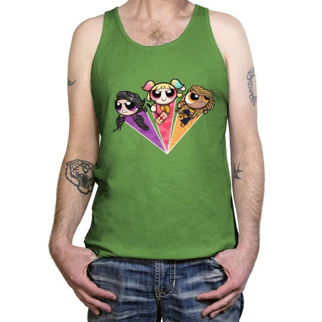 The Powerpuff Birds - Tanktop Tanktop RIPT Apparel