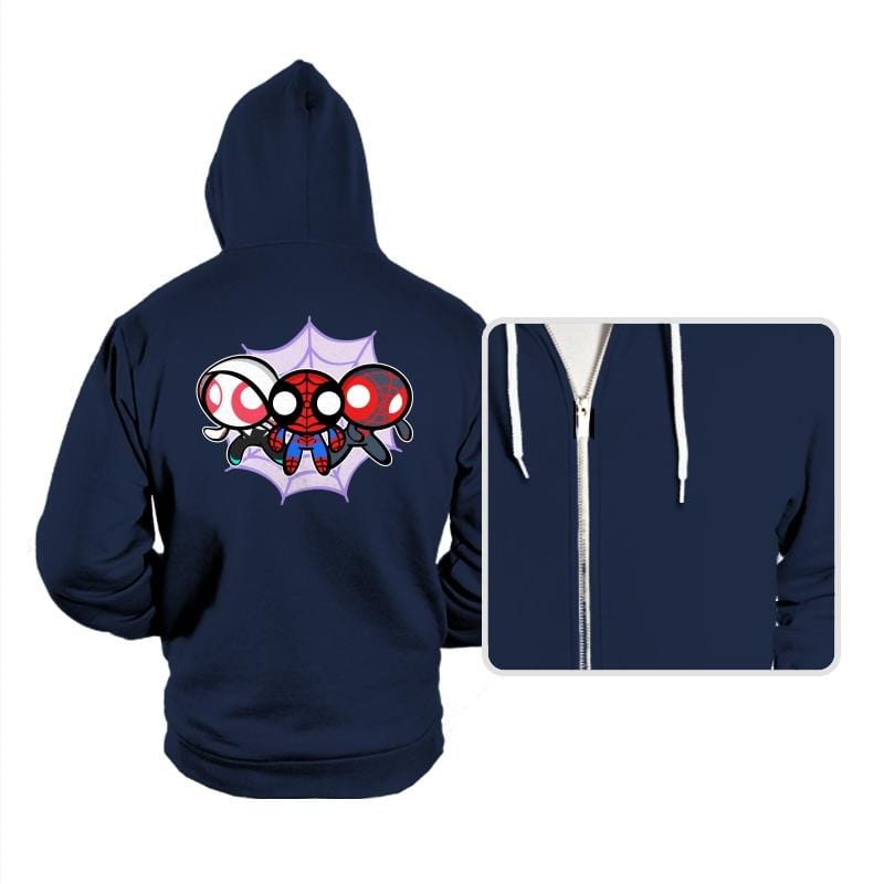 The Powerpuff-Spiders - Hoodies Hoodies RIPT Apparel Small / Navy
