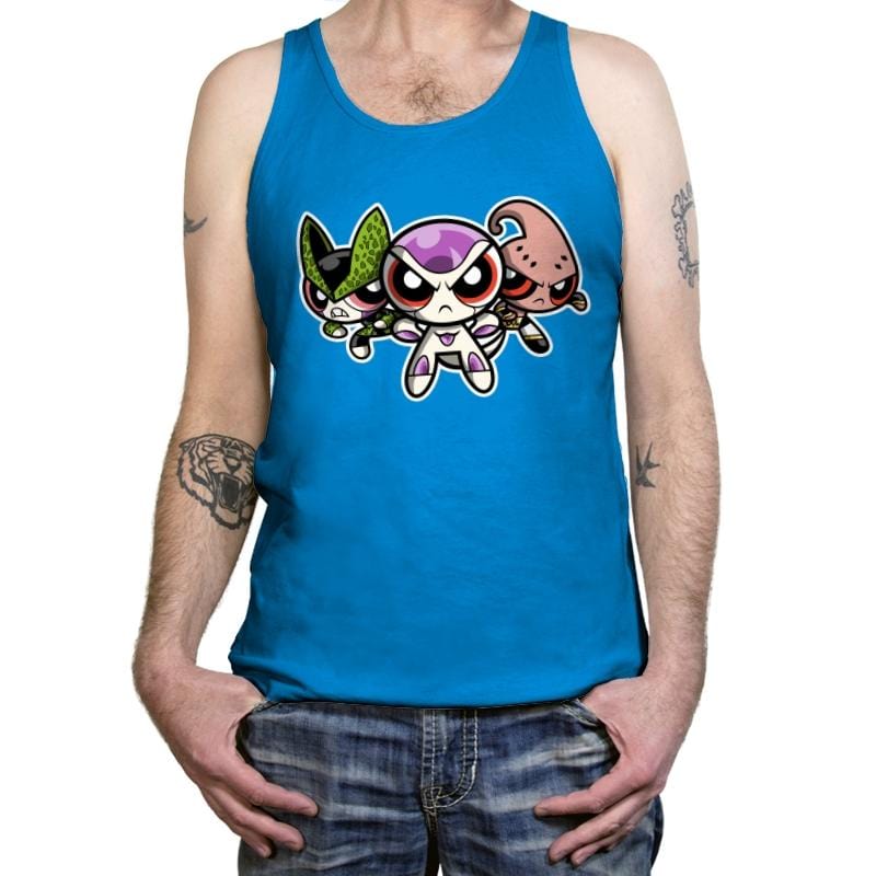 The Powerpuff Villains - Tanktop Tanktop RIPT Apparel X-Small / Teal