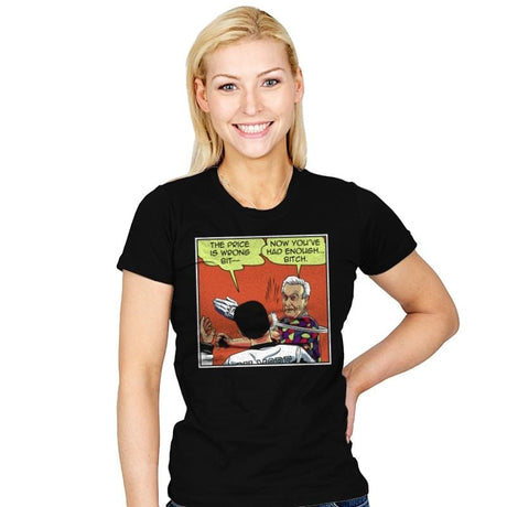 The Price is Wrong Bobby! - Womens T-Shirts RIPT Apparel Small / Black