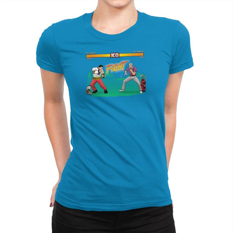 The Price Is Wrong Exclusive - Womens Premium T-Shirts RIPT Apparel Small / Turquoise