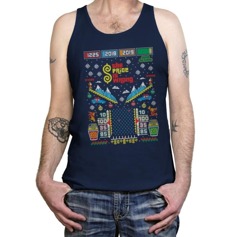 The Price is Wrong - Ugly Holiday - Tanktop Tanktop RIPT Apparel