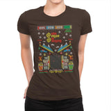 The Price is Wrong - Ugly Holiday - Womens Premium T-Shirts RIPT Apparel Small / Dark Chocolate