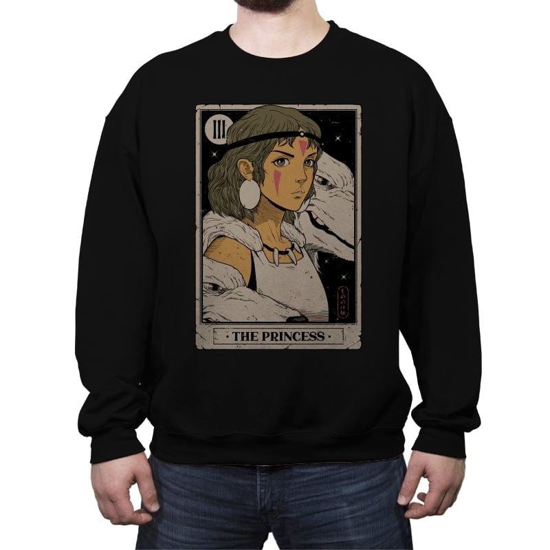The Princess - Crew Neck Sweatshirt Crew Neck Sweatshirt RIPT Apparel Small / Black