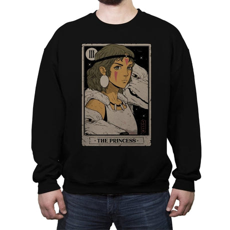 The Princess - Crew Neck Sweatshirt Crew Neck Sweatshirt RIPT Apparel Small / Black