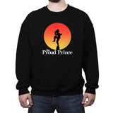 The Proud Prince - Crew Neck Sweatshirt Crew Neck Sweatshirt RIPT Apparel Small / Black