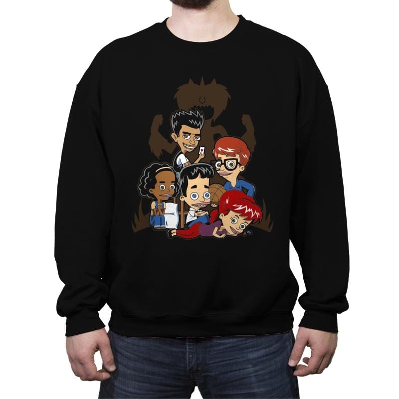 The Puberty Club - Crew Neck Sweatshirt Crew Neck Sweatshirt RIPT Apparel Small / Black