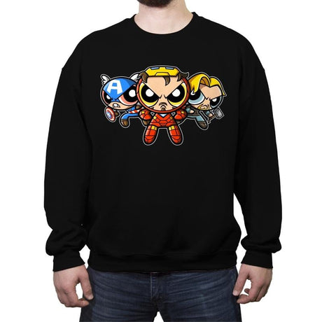 The Puffvengers - Crew Neck Sweatshirt Crew Neck Sweatshirt RIPT Apparel