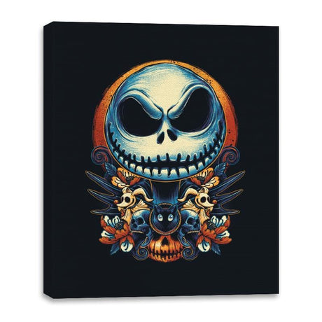 The Pumpkin King - Canvas Wraps Canvas Wraps RIPT Apparel 16x20 / Black