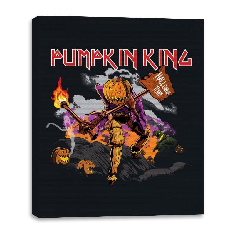 The Pumpking - Canvas Wraps Canvas Wraps RIPT Apparel 16x20 / Black