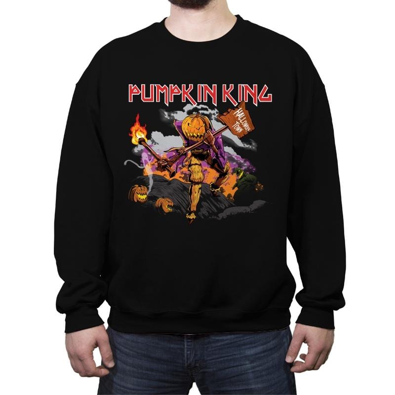 The Pumpking - Crew Neck Sweatshirt Crew Neck Sweatshirt RIPT Apparel Small / Black