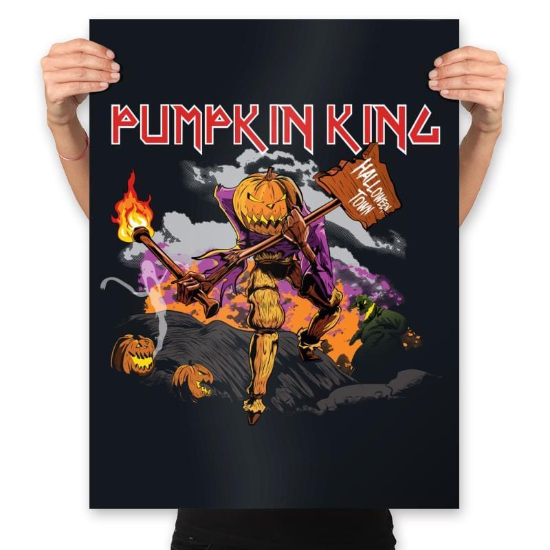 The Pumpking - Prints Posters RIPT Apparel 18x24 / Black