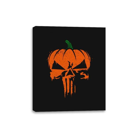 The Pumpkinsher - Canvas Wraps Canvas Wraps RIPT Apparel 8x10 / Black