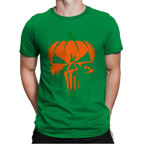 The Pumpkinsher - Mens Premium T-Shirts RIPT Apparel Small / Kelly Green