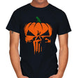 The Pumpkinsher - Mens T-Shirts RIPT Apparel Small / Black