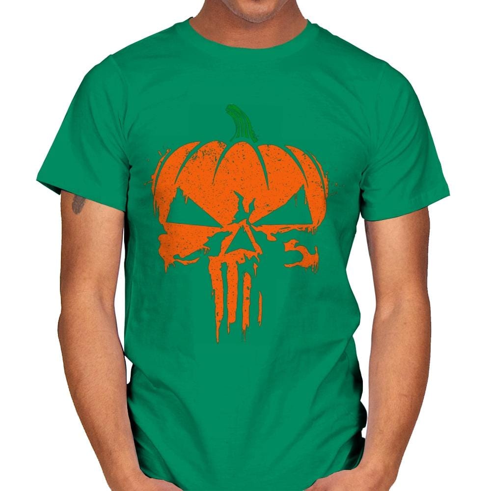 The Pumpkinsher - Mens T-Shirts RIPT Apparel Small / Kelly Green