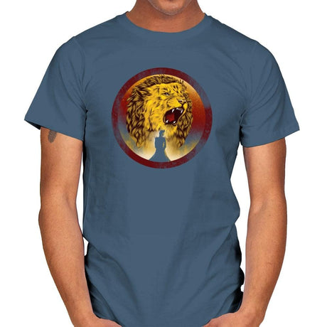 The Queen Regent - Game of Shirts - Mens T-Shirts RIPT Apparel Small / Indigo Blue