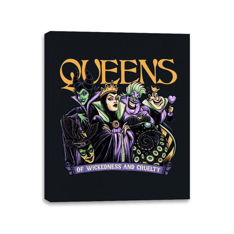 The Queens - Canvas Wraps Canvas Wraps RIPT Apparel 11x14 / Black