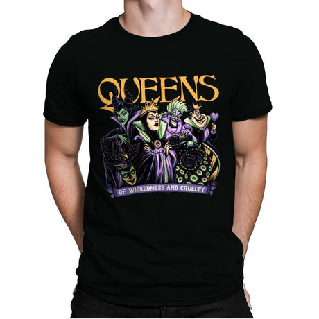 The Queens - Mens Premium T-Shirts RIPT Apparel Small / Black