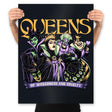 The Queens - Prints Posters RIPT Apparel 18x24 / Black