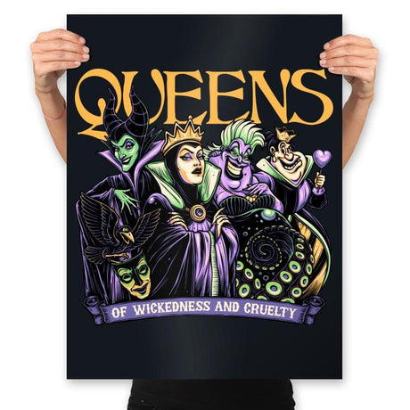 The Queens - Prints Posters RIPT Apparel 18x24 / Black