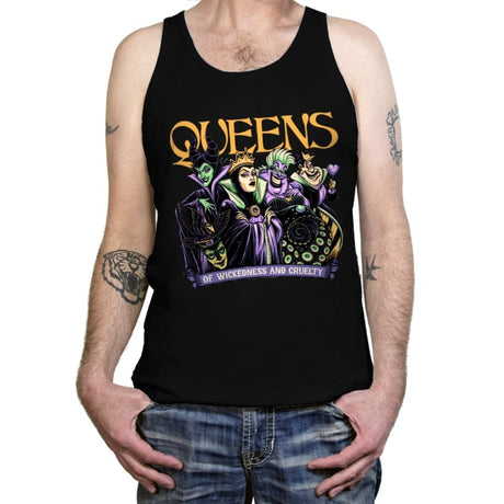The Queens - Tanktop Tanktop RIPT Apparel X-Small / Black