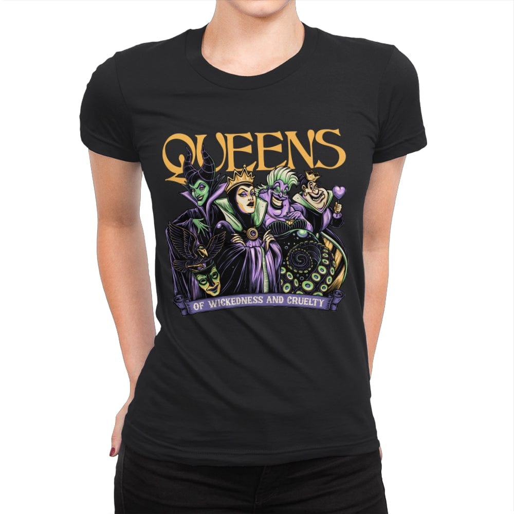 The Queens - Womens Premium T-Shirts RIPT Apparel Small / Black