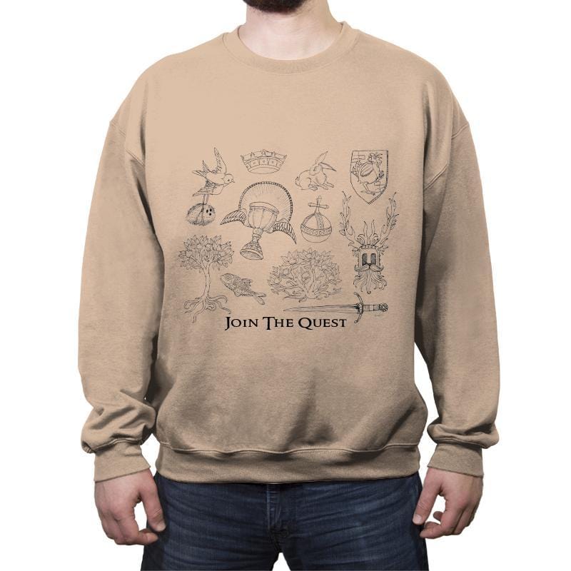 The Quest For The Grail - Crew Neck Sweatshirt Crew Neck Sweatshirt RIPT Apparel