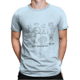 The Quest For The Grail - Mens Premium T-Shirts RIPT Apparel Small / Light Blue