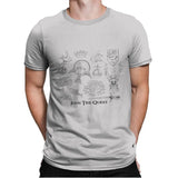 The Quest For The Grail - Mens Premium T-Shirts RIPT Apparel Small / Light Grey