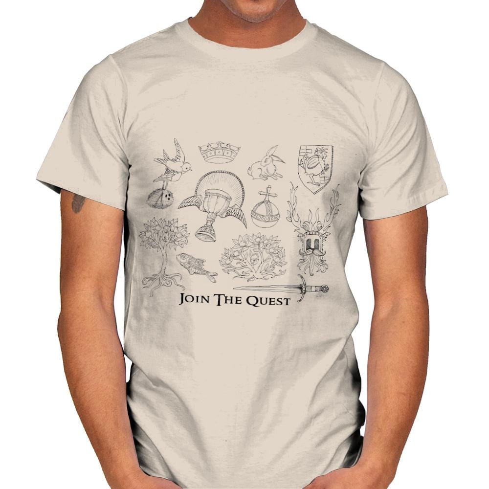 The Quest For The Grail - Mens T-Shirts RIPT Apparel Small / Natural