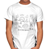 The Quest For The Grail - Mens T-Shirts RIPT Apparel Small / White