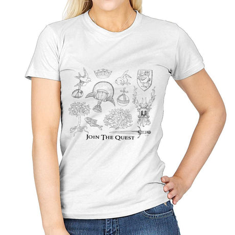 The Quest For The Grail - Womens T-Shirts RIPT Apparel