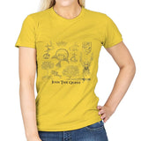 The Quest For The Grail - Womens T-Shirts RIPT Apparel Small / Daisy