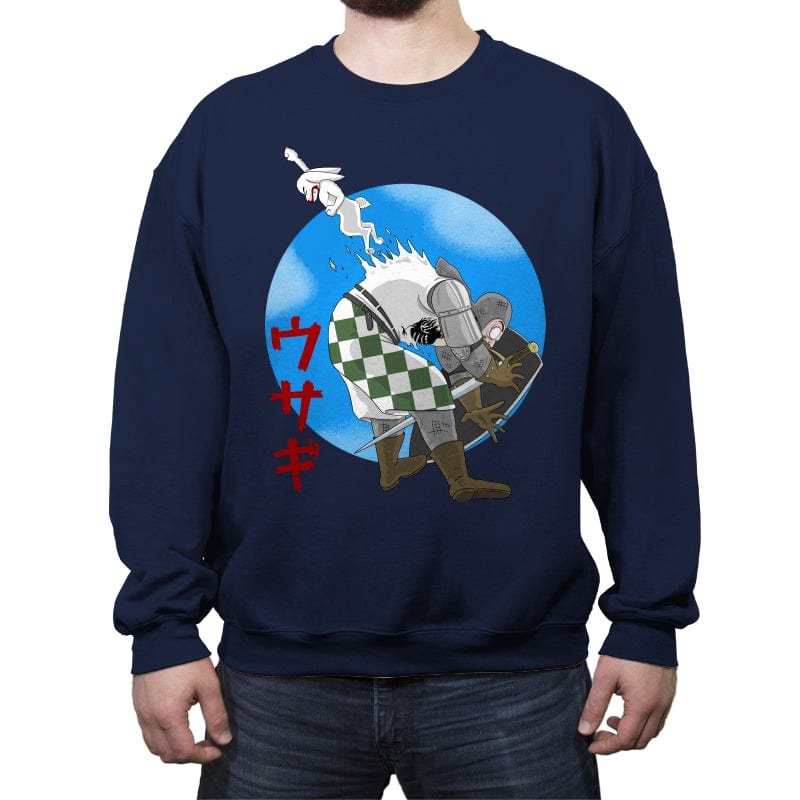 The Rabbit  - Crew Neck Sweatshirt Crew Neck Sweatshirt RIPT Apparel Small / Navy