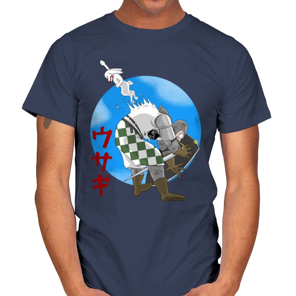 The Rabbit  - Mens T-Shirts RIPT Apparel Small / Navy