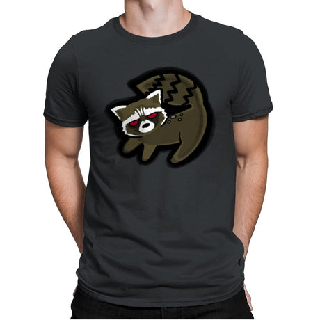 The Raccoon King - Mens Premium T-Shirts RIPT Apparel Small / Heavy Metal