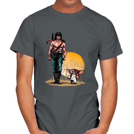 The Rambolorian - Mens T-Shirts RIPT Apparel Small / Charcoal