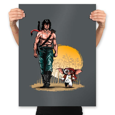 The Rambolorian - Prints Posters RIPT Apparel 18x24 / Charcoal