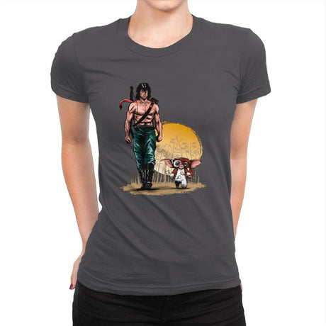 The Rambolorian - Womens Premium T-Shirts RIPT Apparel Small / Heavy Metal