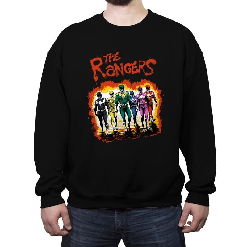 The Rangers - Crew Neck Sweatshirt Crew Neck Sweatshirt RIPT Apparel Small / Black