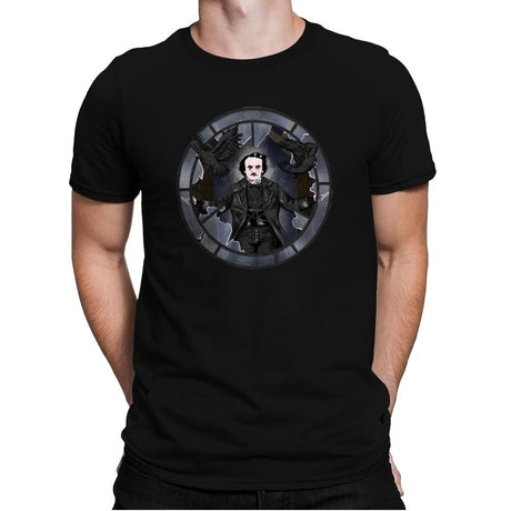 the Real Crow - Mens Premium T-Shirts RIPT Apparel Small / Black