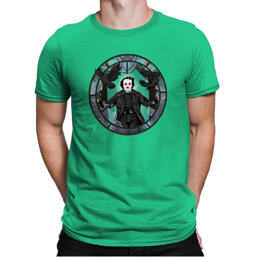 the Real Crow - Mens Premium T-Shirts RIPT Apparel Small / Kelly Green