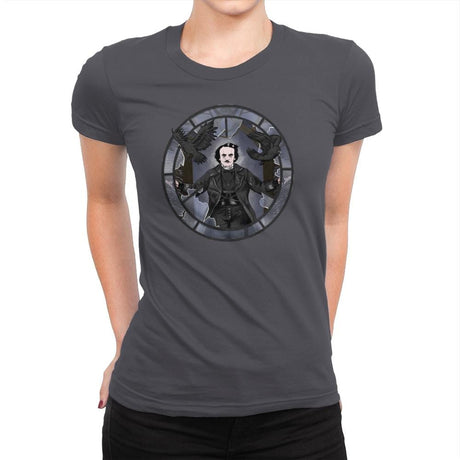 the Real Crow - Womens Premium T-Shirts RIPT Apparel Small / Heavy Metal