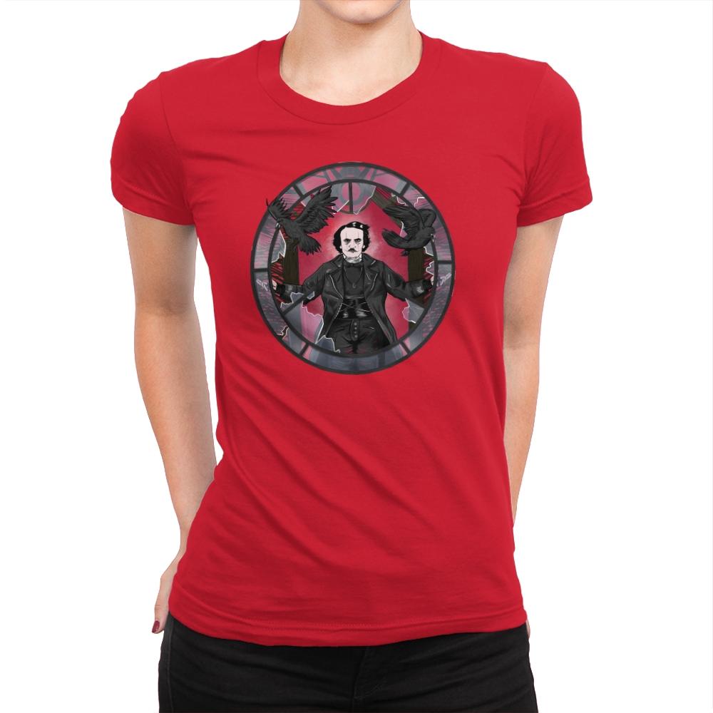 the Real Crow - Womens Premium T-Shirts RIPT Apparel Small / Red