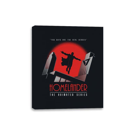 The Real Heroes - Canvas Wraps Canvas Wraps RIPT Apparel 8x10 / Black