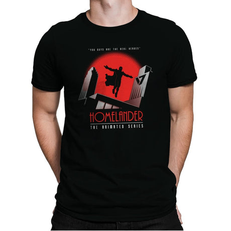 The Real Heroes - Mens Premium T-Shirts RIPT Apparel Small / Black