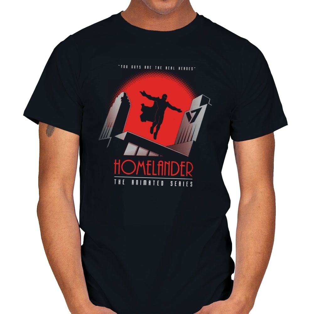 The Real Heroes - Mens T-Shirts RIPT Apparel Small / Black