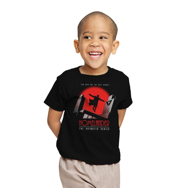 The Real Heroes - Youth T-Shirts RIPT Apparel X-small / Black