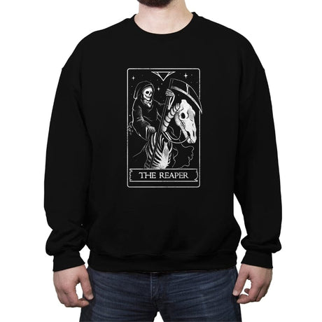 The Reaper - Crew Neck Sweatshirt Crew Neck Sweatshirt RIPT Apparel Small / Black